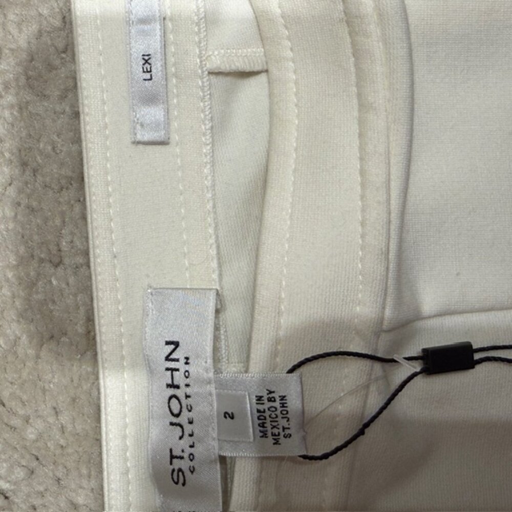 St. John Knits long pants trousers slacks NWT size 2 - Picture 5 of 14